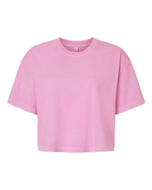 American Apparel Women's Garment-Dyed Heavyweight Cropped Tee-1