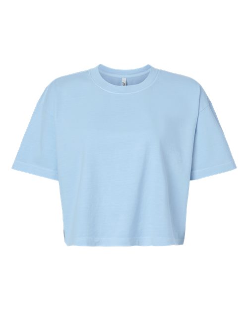 American Apparel Women's Garment-Dyed Heavyweight Cropped Tee-1