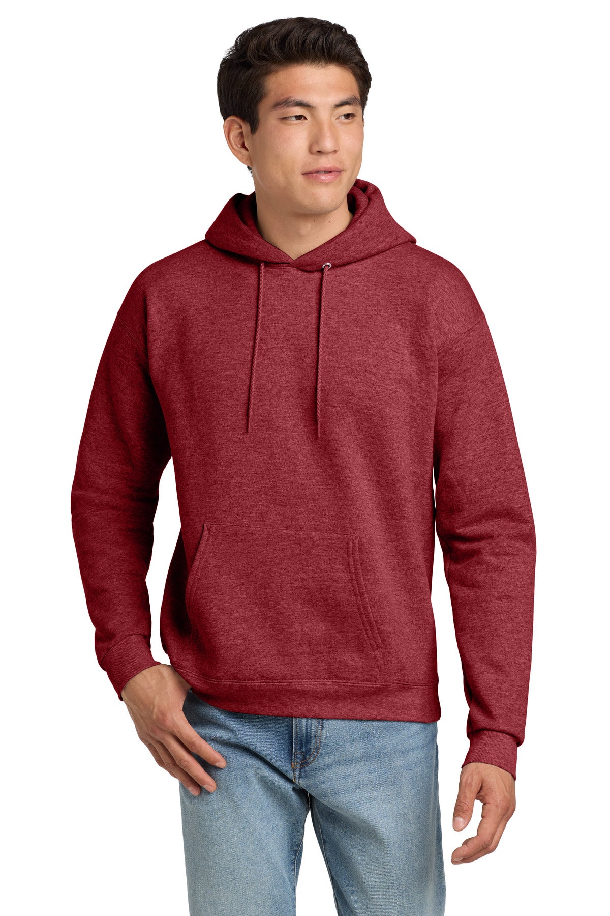 Hanes Men's EcoSmart Pullover Hooded Sweatshirt Mens Apparel Sweatshirts & Fleece