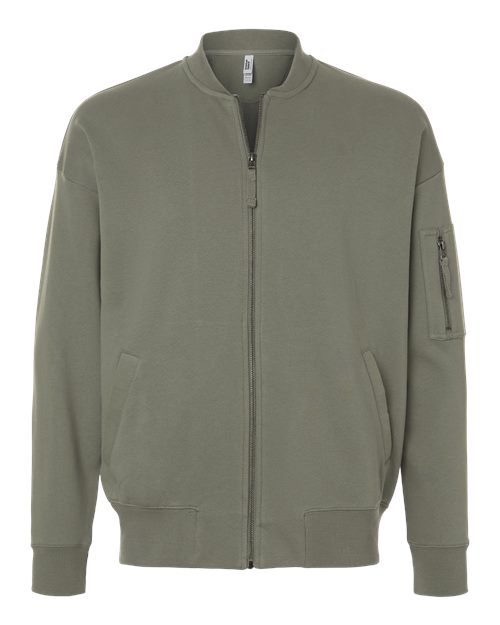 American Apparel Men's French Terry Bomber Jacket-1