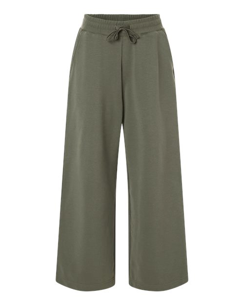American Apparel Women's French Terry Wide Leg Pants-1