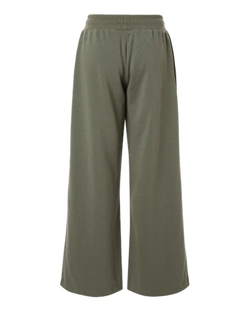 American Apparel Women's French Terry Wide Leg Pants-2