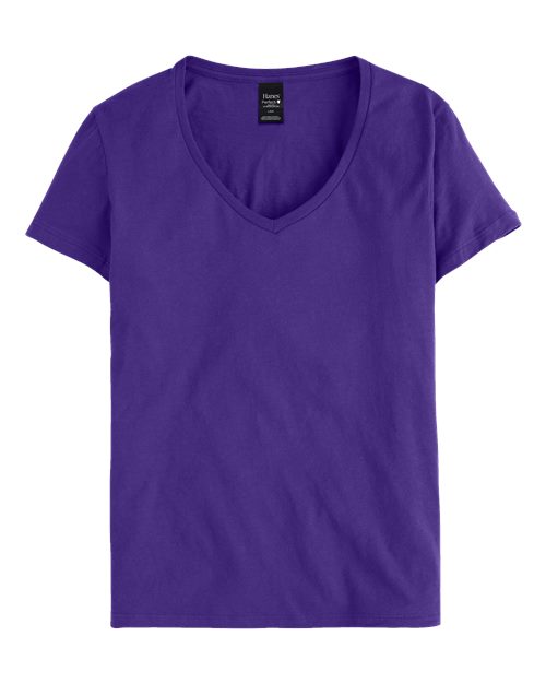 Hanes Women's Perfect-T V-Neck T-Shirt
-1