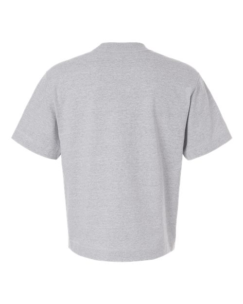 American Apparel Men's Heavyweight Cotton Mid-Length Tee-2