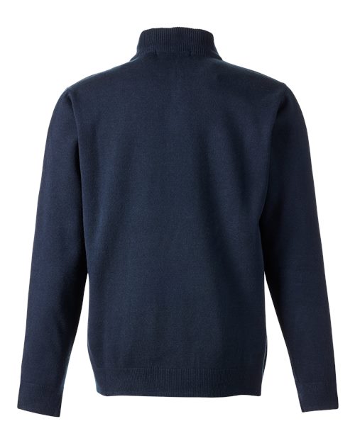 Harriton Men's Pilbloc Quarter-Zip Pullover Sweater-2