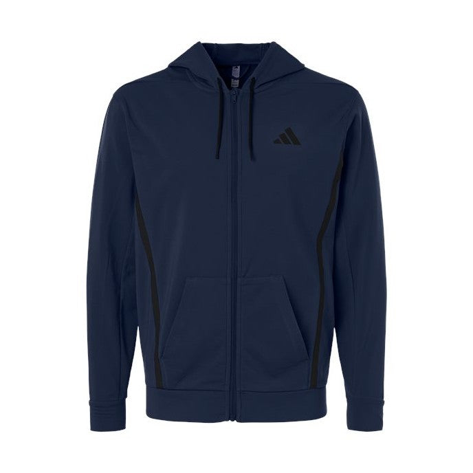adidas Men's Game & Go Full Zip Hoodie Mens Apparel Jackets & Vests
