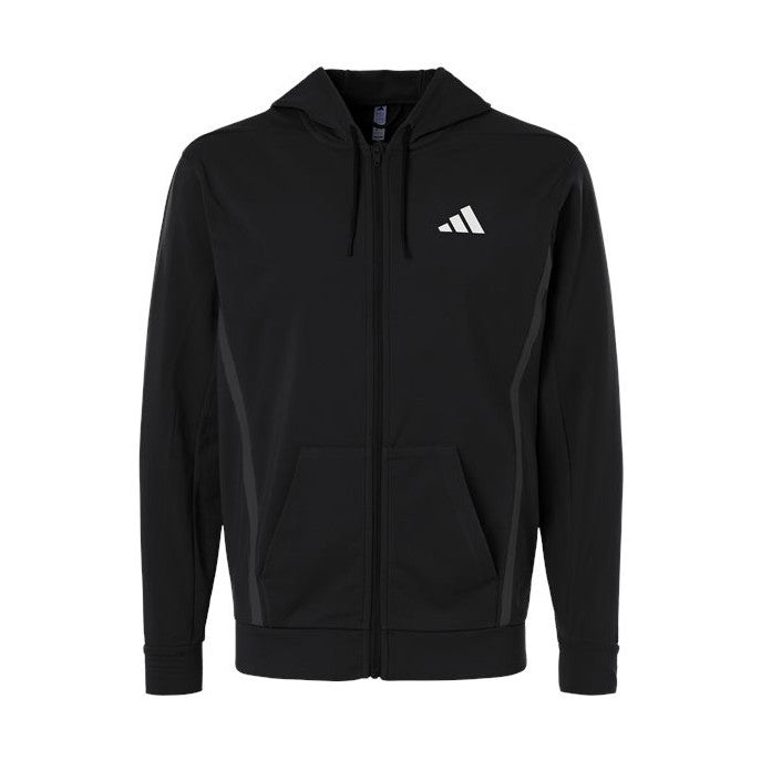 adidas Men's Game & Go Full Zip Hoodie Mens Apparel Jackets & Vests