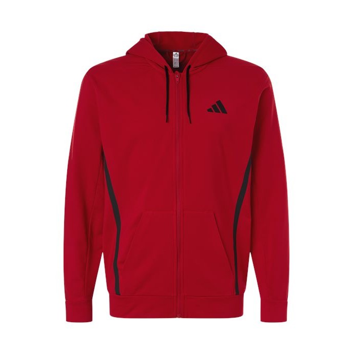 adidas Men's Game & Go Full Zip Hoodie Mens Apparel Jackets & Vests