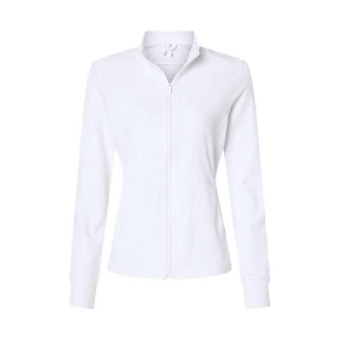 adidas Women's Performance Textured Full-Zip Jacket-1