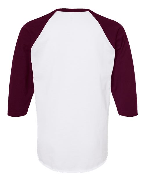 Tultex Men's Fine Jersey Raglan T-Shirt-2