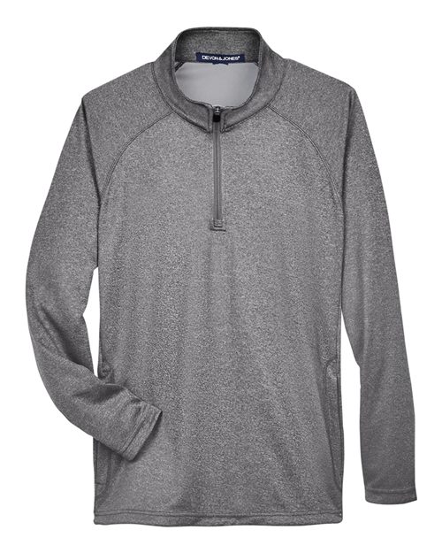 Devon & Jones Men's Stretch Tech-Shell Compass Quarter-Zip Pullover-1