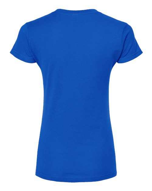 Tultex Women's Fine Jersey V-Neck T-Shirt-2