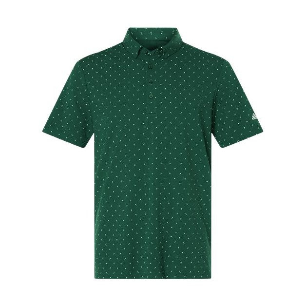 adidas Men's Ultimate365 Micro Print Polo-1