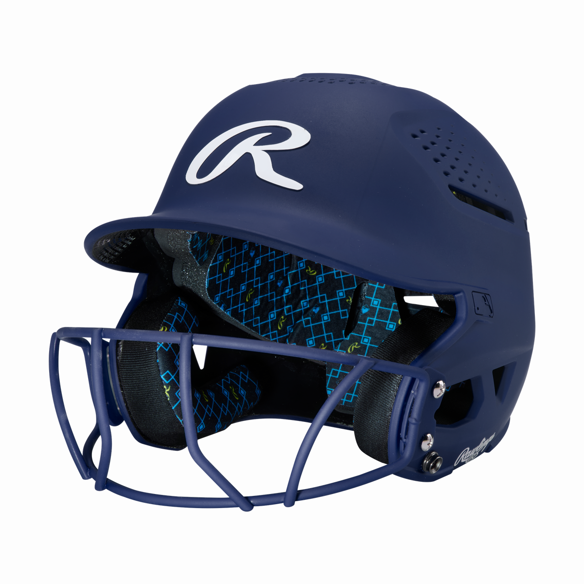 Rawlings Rx2 Softball Batting Helmet with Face Mask-1