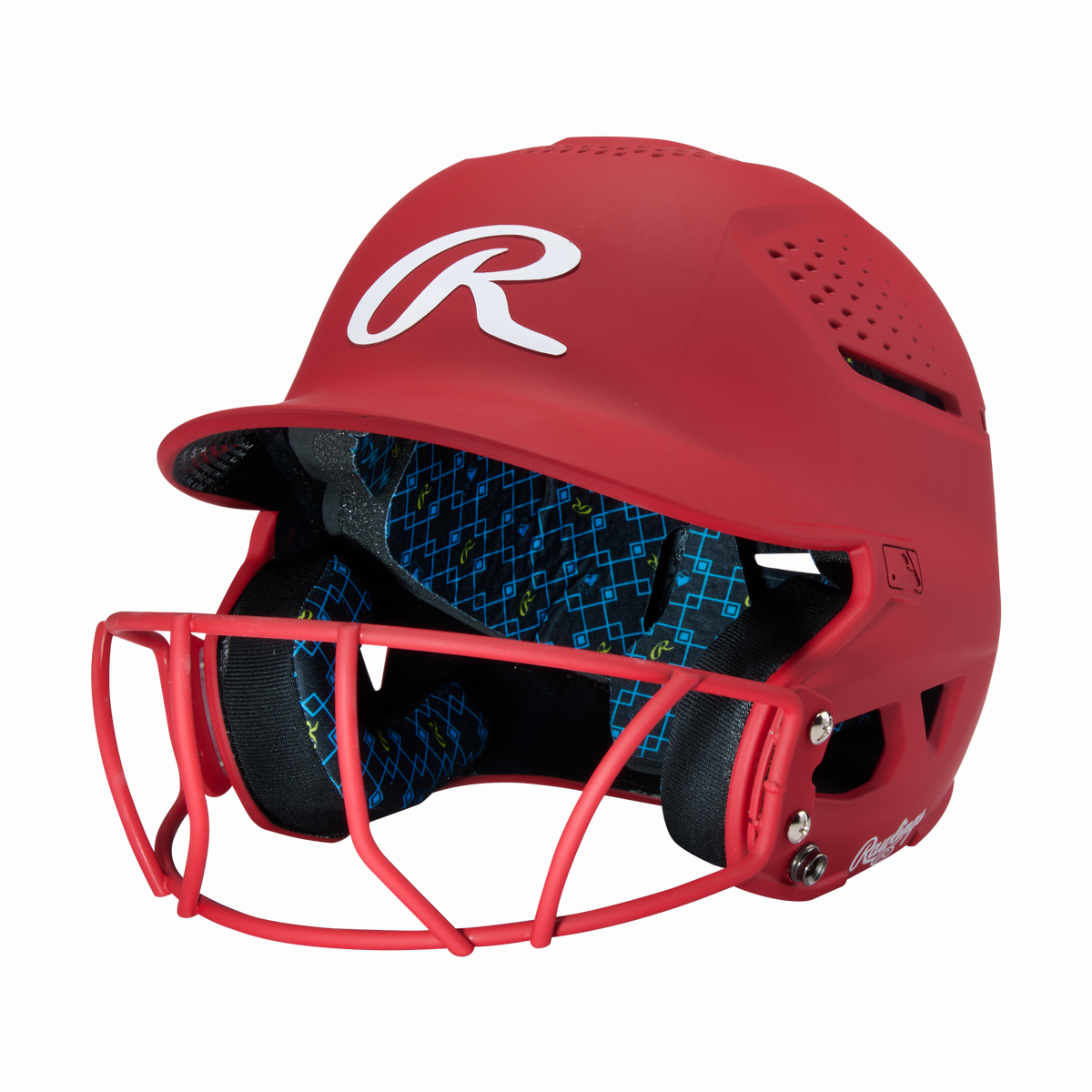 Rawlings Rx2 Softball Batting Helmet with Face Mask-1