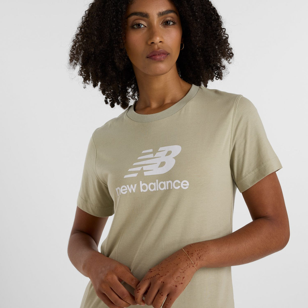 New Balance Women's Sport Essentials Jersey Logo T-Shirt-4
