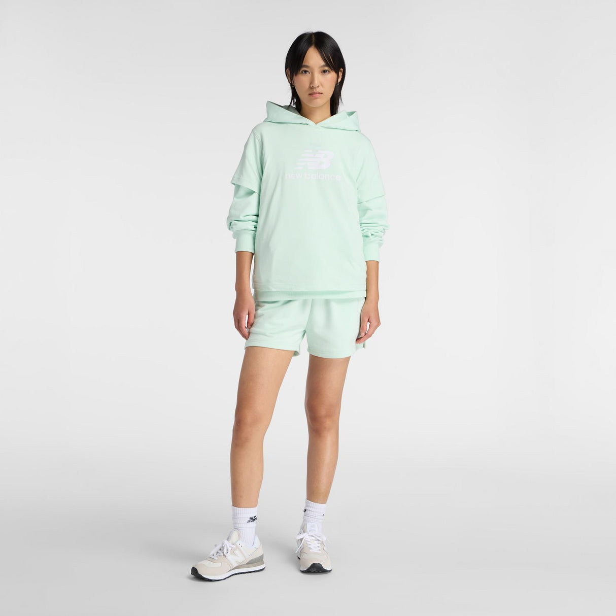 New Balance Women's Sport Essentials Jersey Logo T-Shirt-1