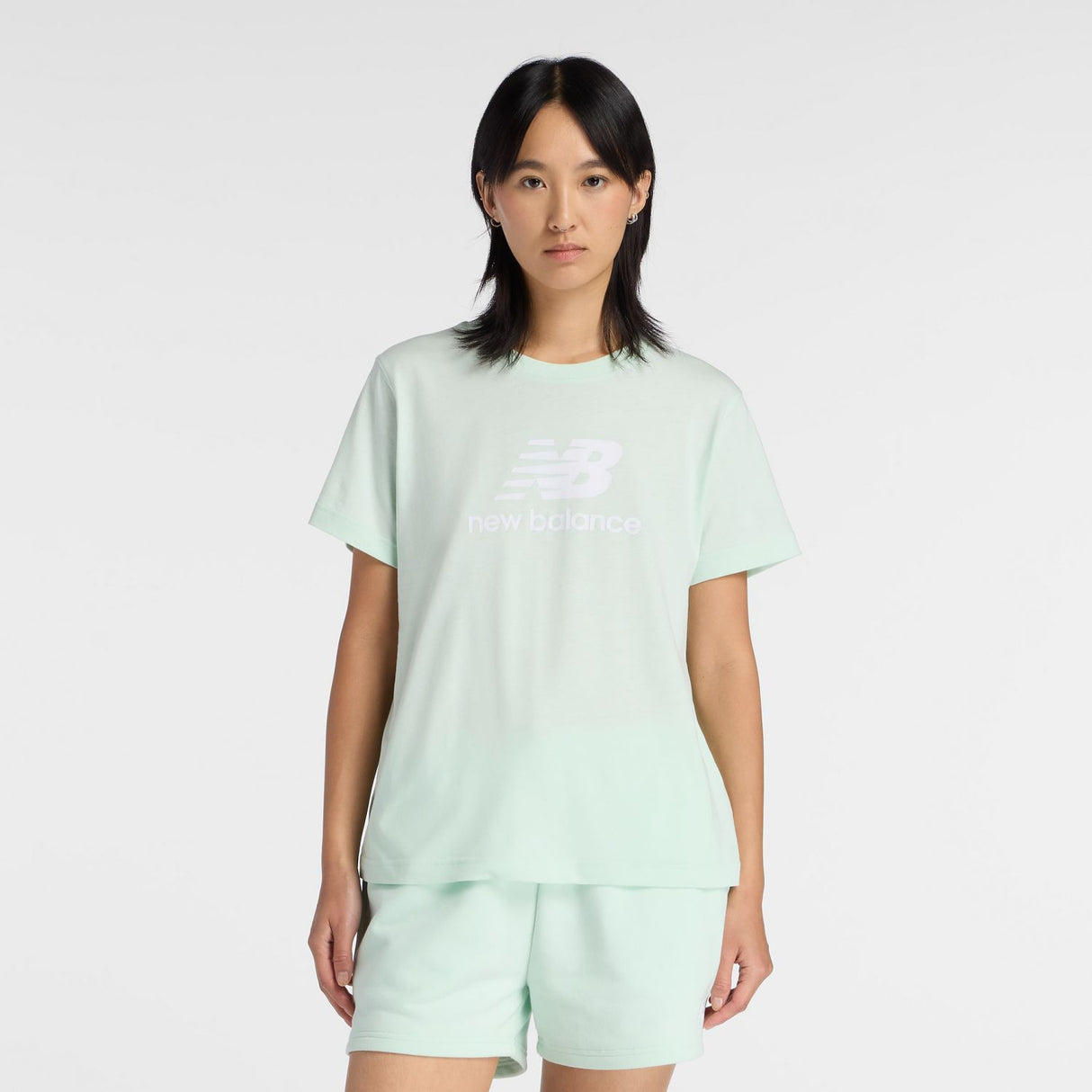 New Balance Women's Sport Essentials Jersey Logo T-Shirt-2