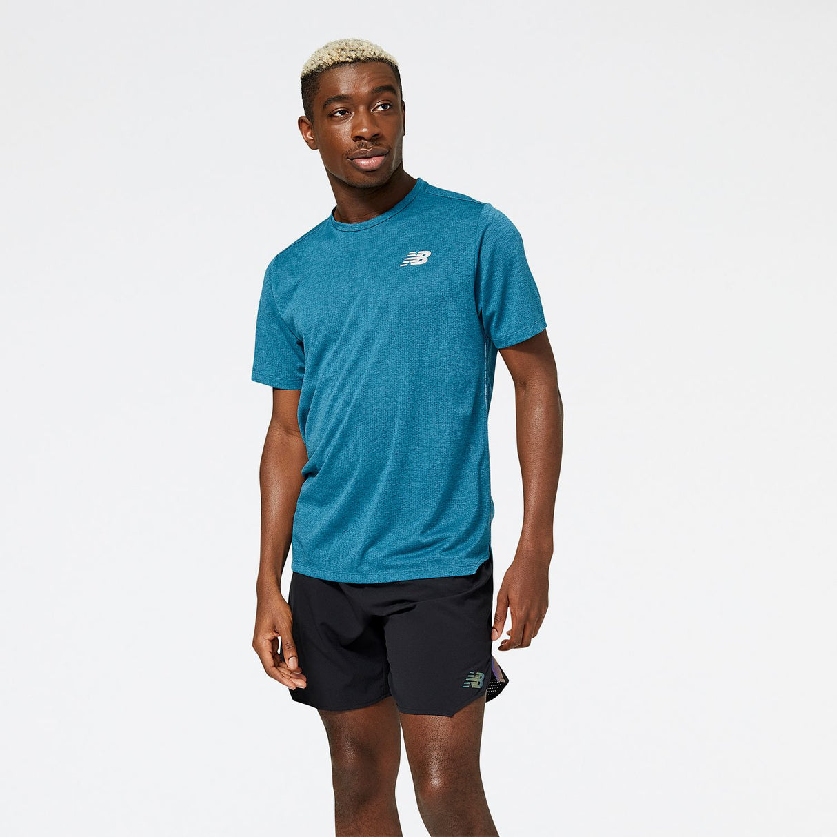 New Balance Impact Run Short Sleeve T-Shirt-1