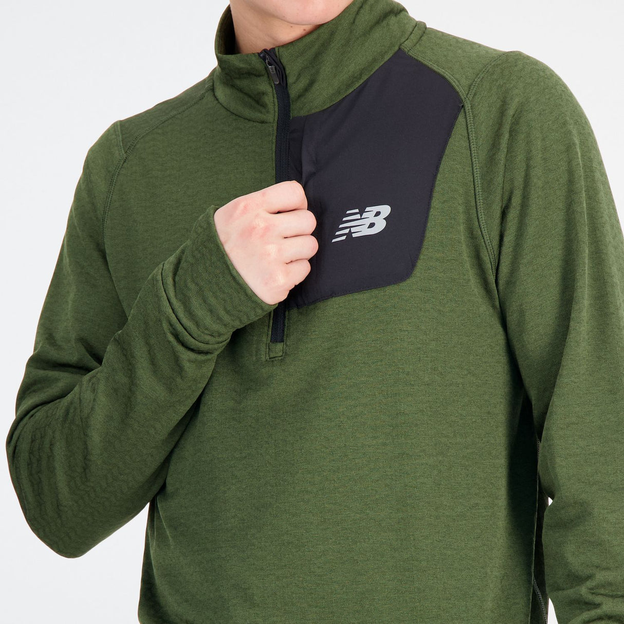 New Balance Men's Heat Grid Half Zip Shirt-6