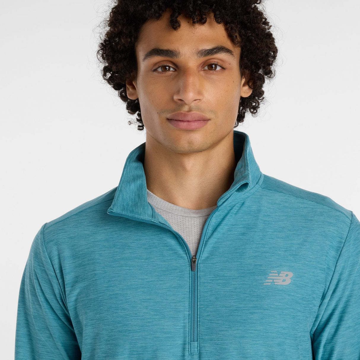 New Balance Men's Space Dye 1/4 Zip Shirt-4