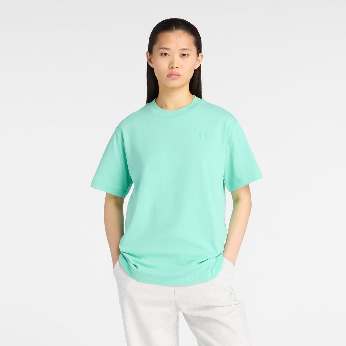 New Balance Women's Athletics Jersey T-Shirt-1