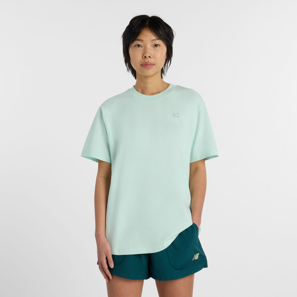New Balance Women's Athletics Jersey T-Shirt-1