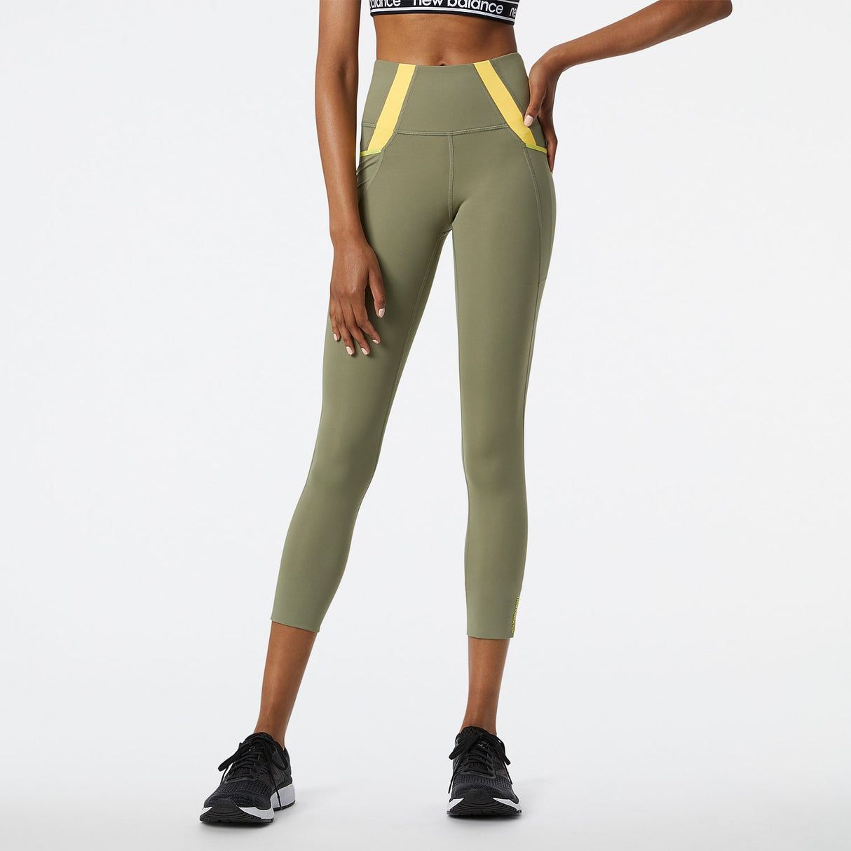 New Balance Women's Shape Shield 7/8 High Rise Pocket Tight-1