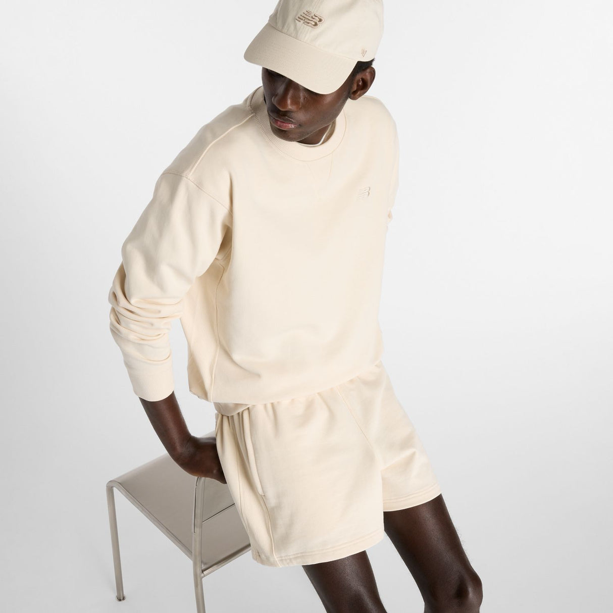 New Balance Men's Athletics French Terry Short 5-2