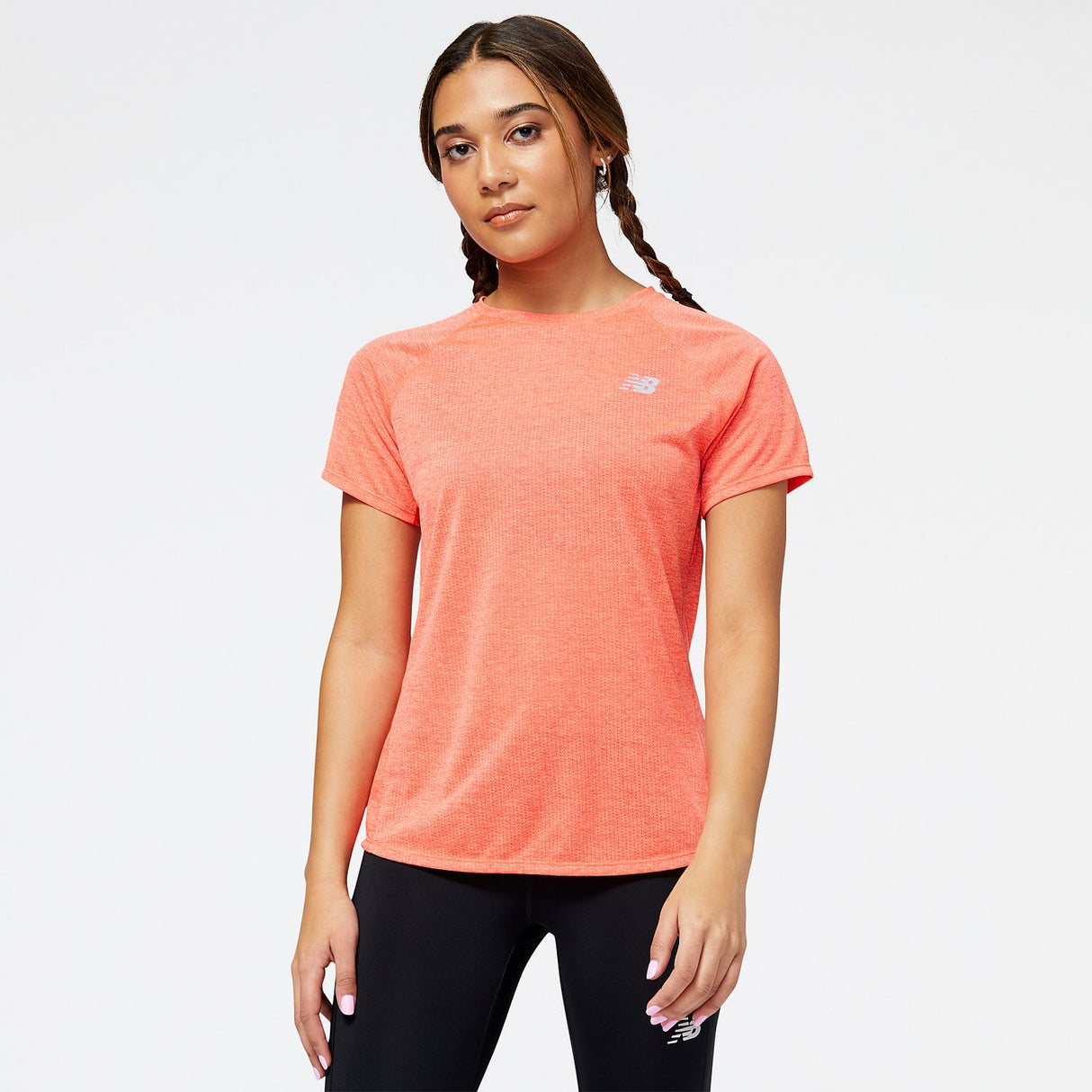New Balance Women's Impact Run Short Sleeve-1