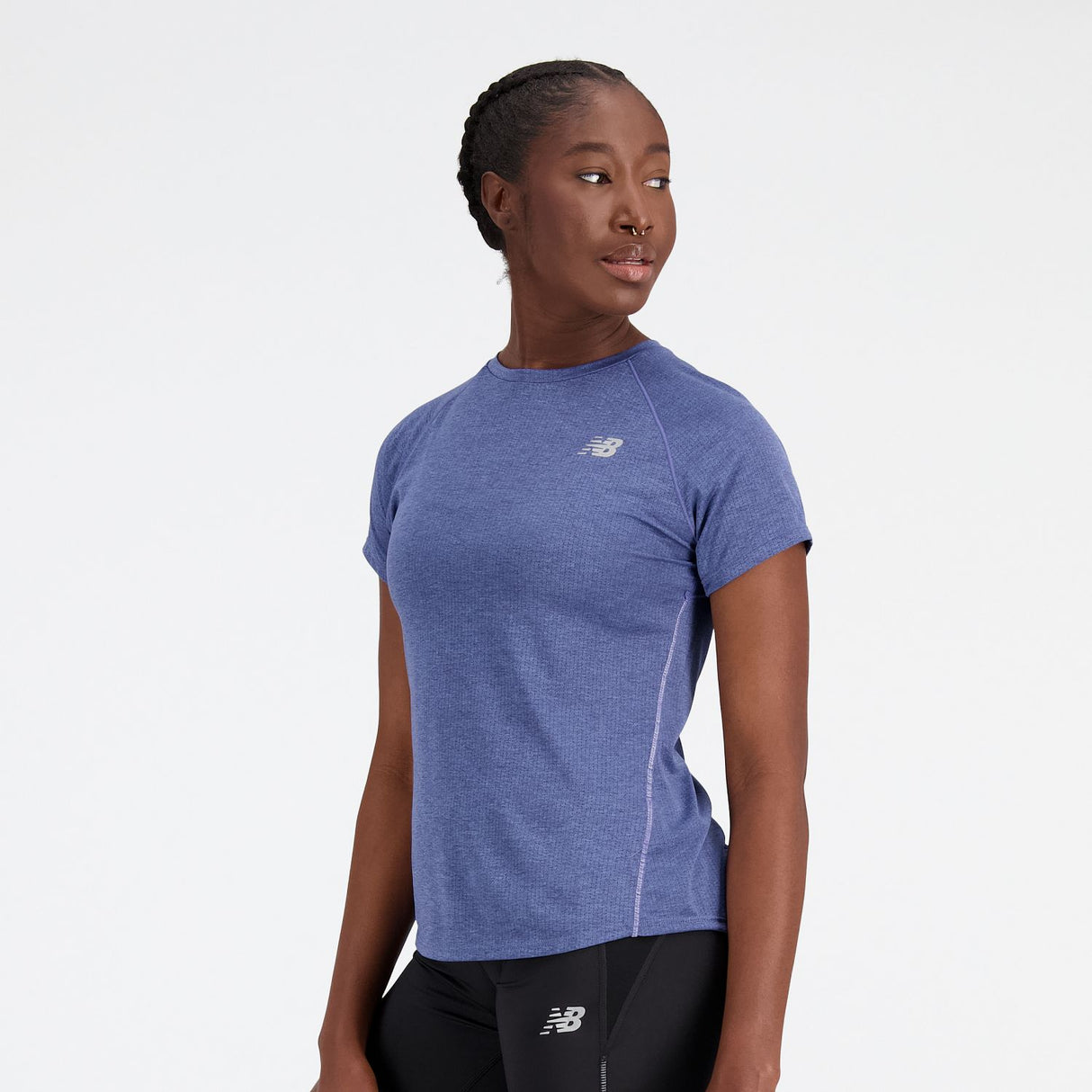 New Balance Women's Impact Run Short Sleeve-2