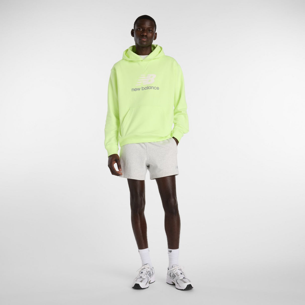 New Balance Men's Athletics French Terry Logo Hoodie-1
