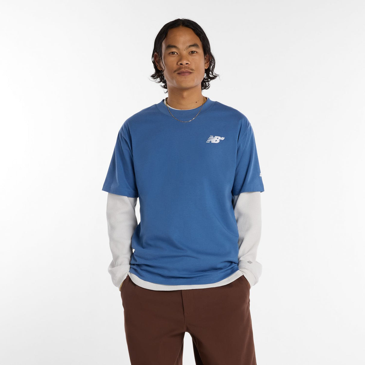 New Balance Men's Numeric Small Logo T-Shirt-2