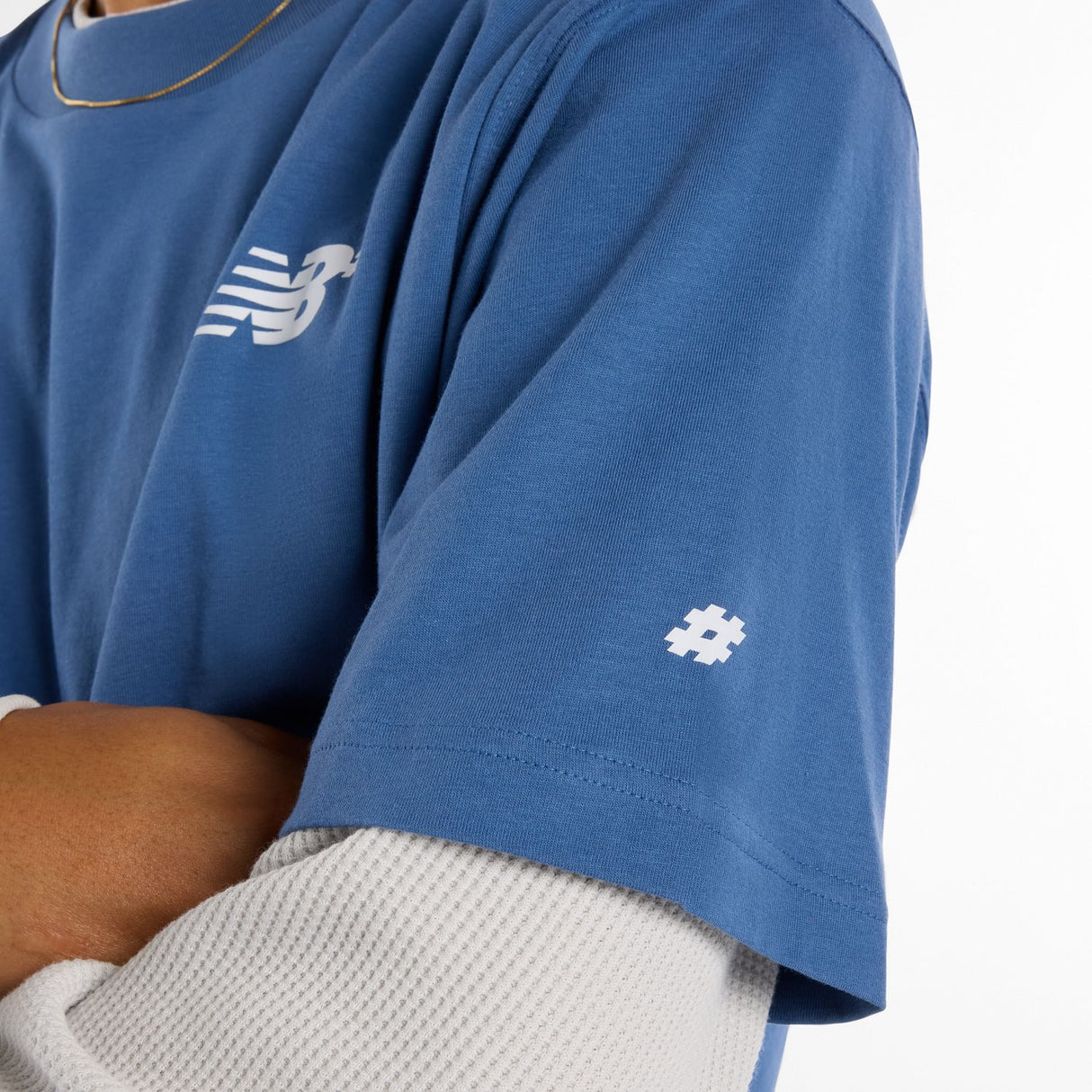 New Balance Men's Numeric Small Logo T-Shirt-6