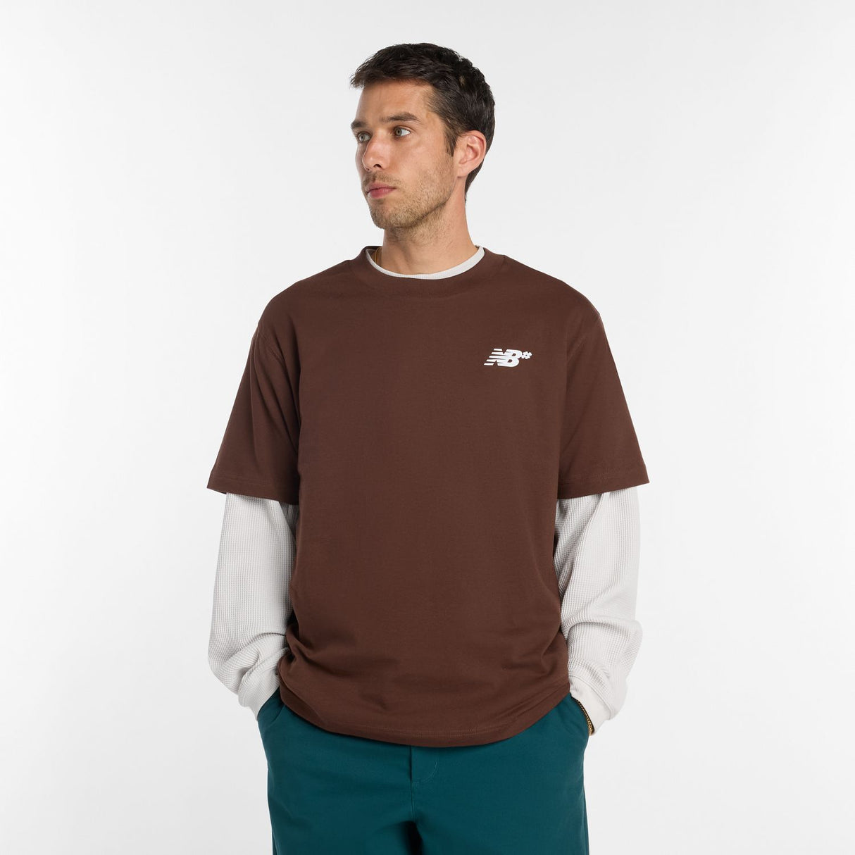New Balance Men's Numeric Small Logo T-Shirt-2