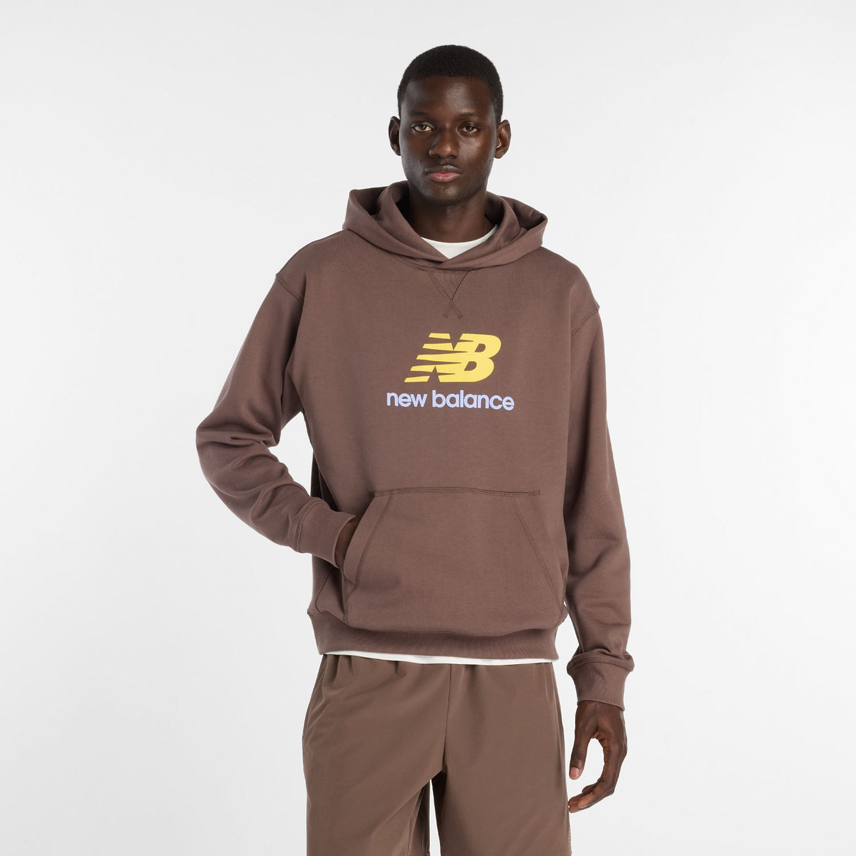 New Balance Men's Athletics French Terry Logo Hoodie-2
