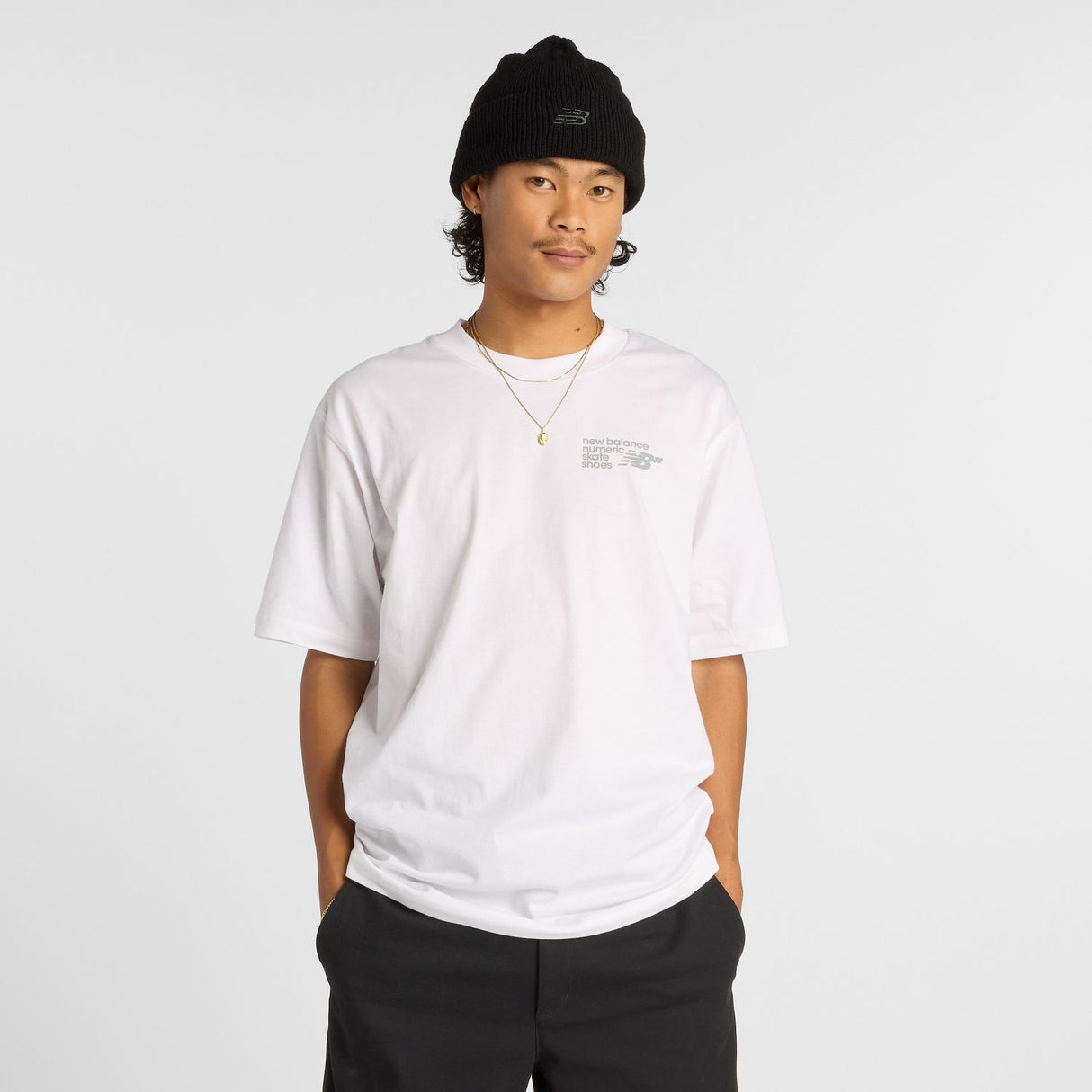 New Balance Men's Numeric Small Logo Jersey T-Shirt-3
