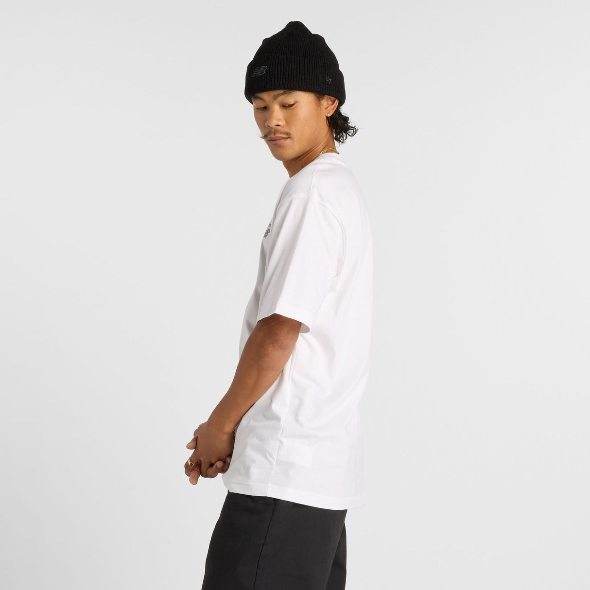 New Balance Men's Numeric Small Logo Jersey T-Shirt-4