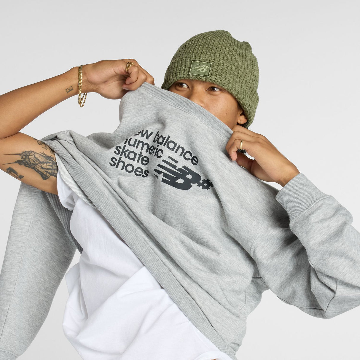 New Balance Men's Numeric French Terry Crew-2