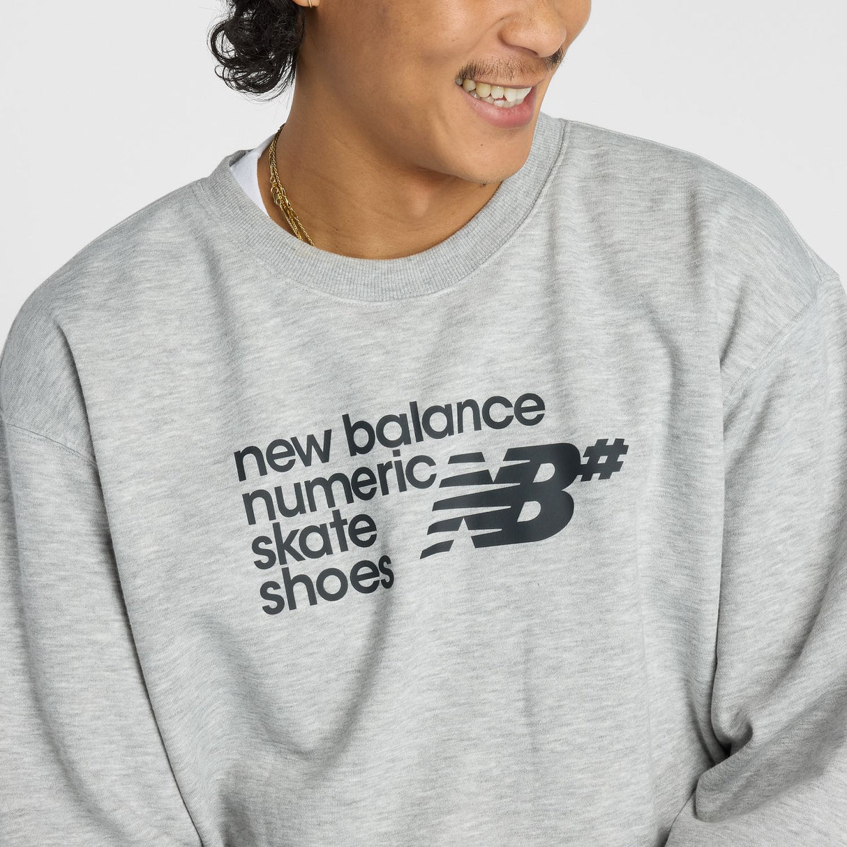 New Balance Men's Numeric French Terry Crew-6