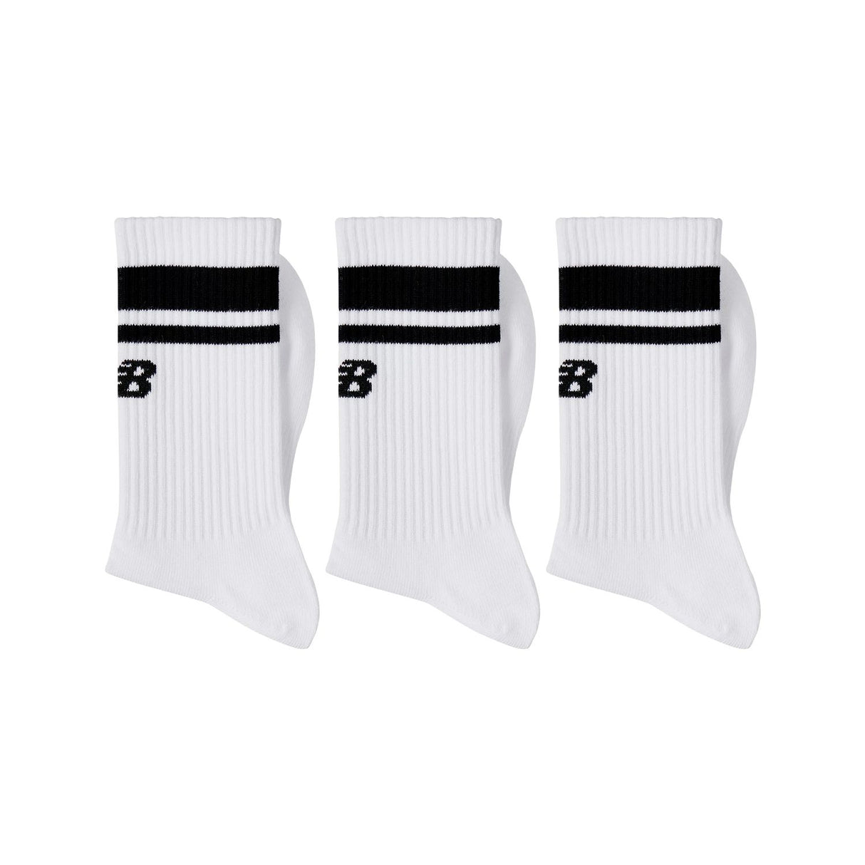 New Balance Essentials Line Midcalf Socks 3 Pack-2