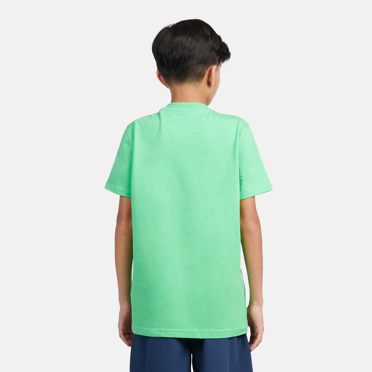 New Balance Youth Jersey Stacked Logo Tee-3