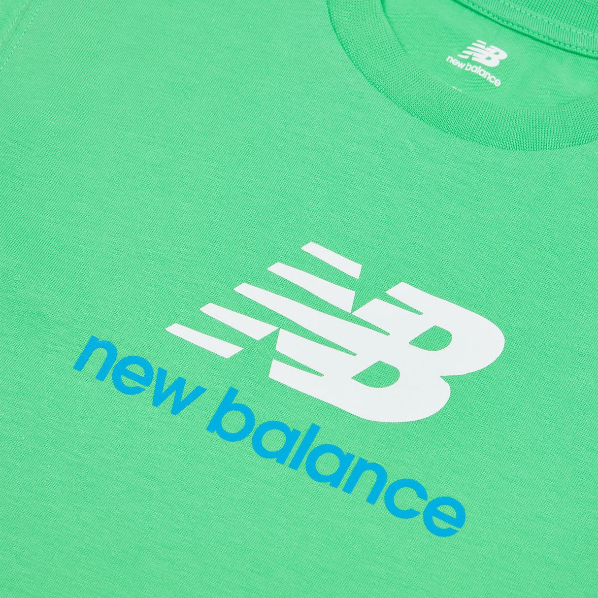 New Balance Youth Jersey Stacked Logo Tee-8
