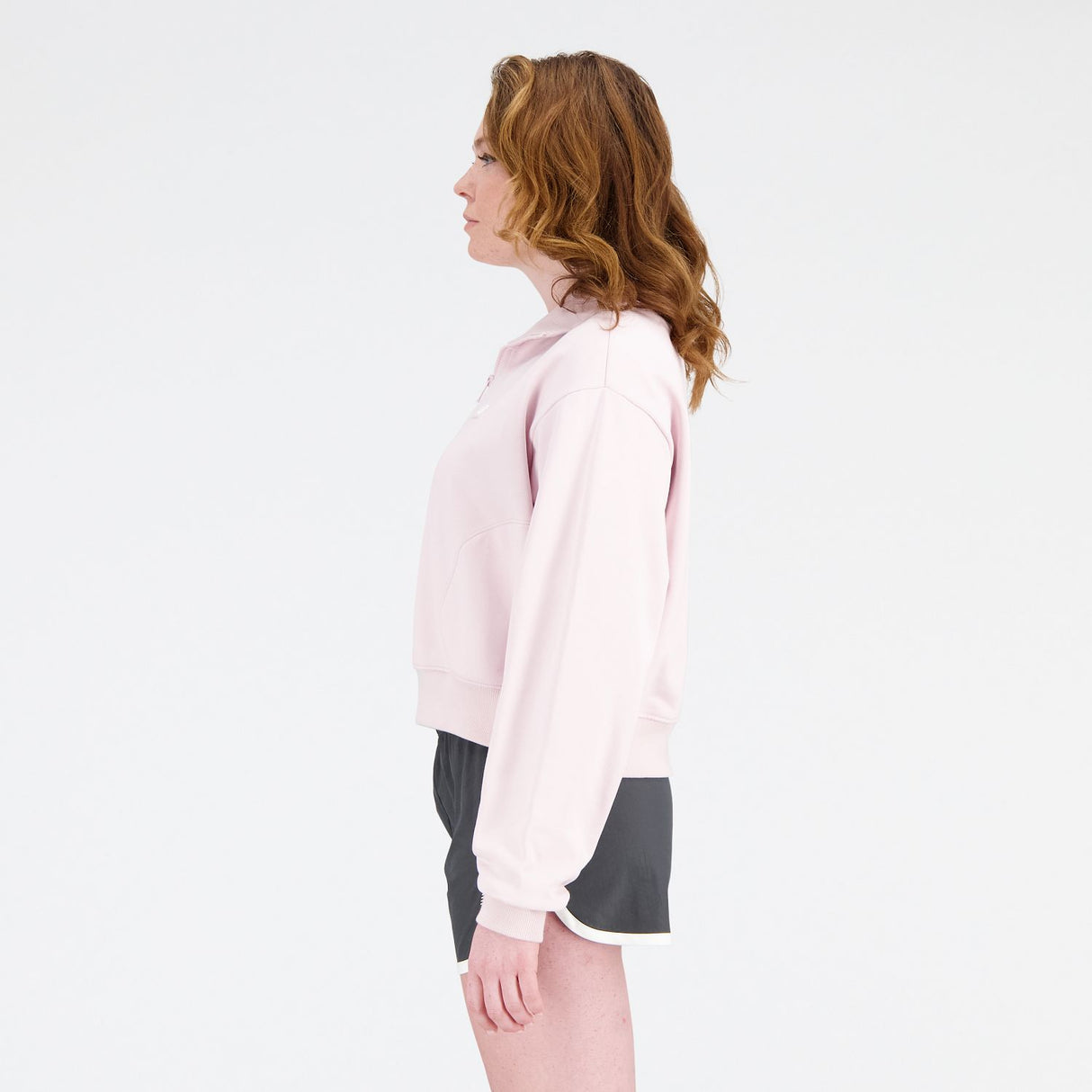 New Balance Women's Athletics Remastered French Terry 1/4 Zip-4