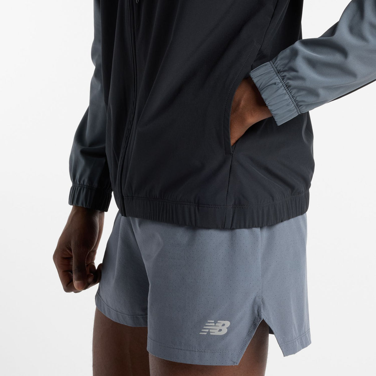 New Balance Men's Woven Full Zip Jacket-5