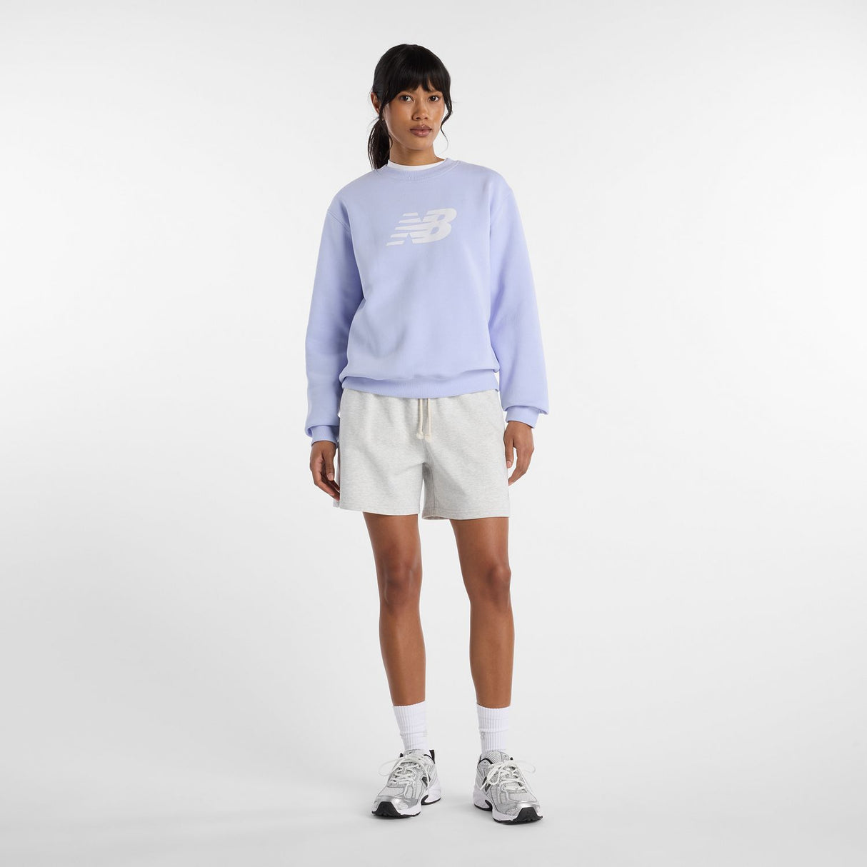New Balance Women's Sport Fleece Logo Crew-6