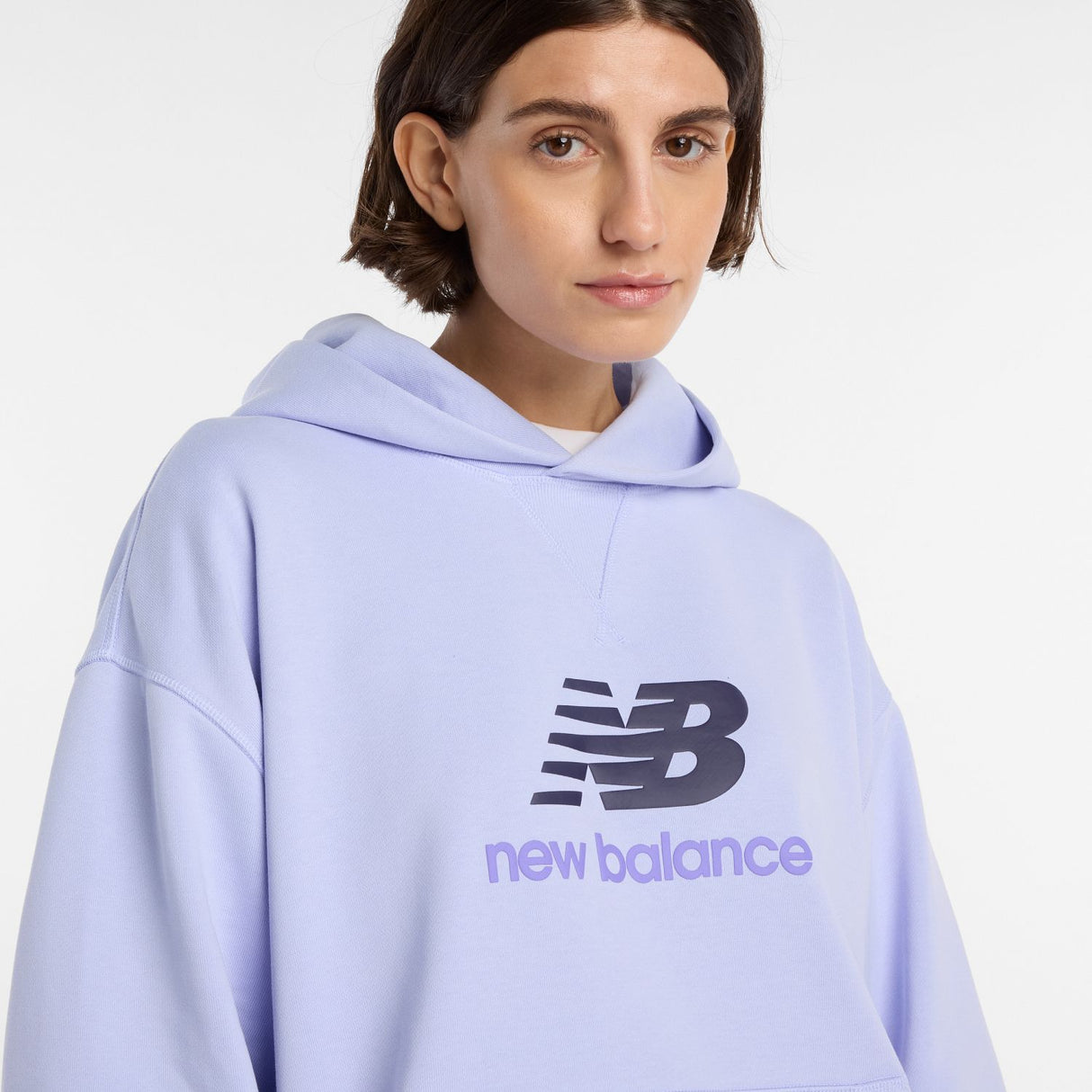 New Balance Women's Athletics French Terry Logo Hoodie-5