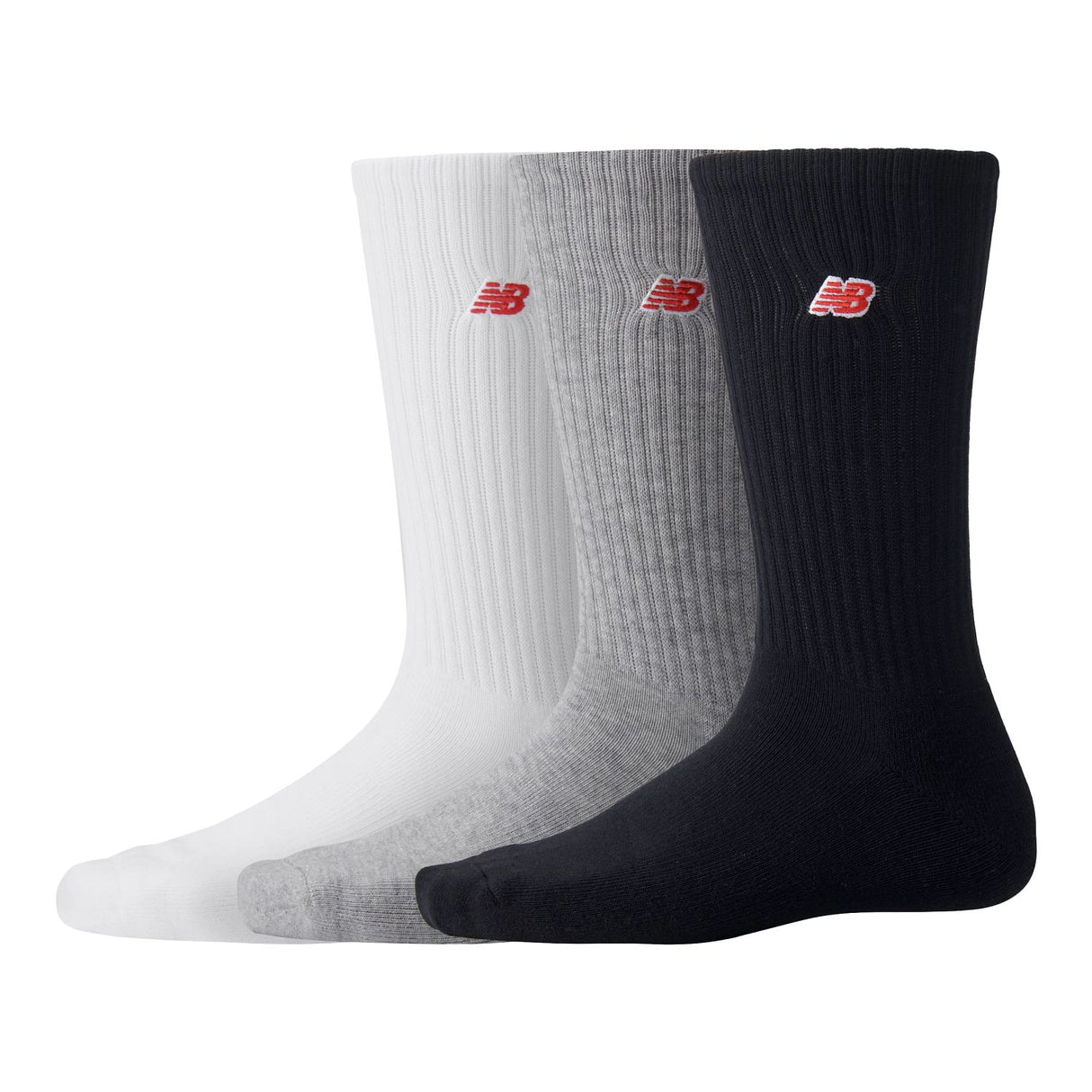 New Balance Patch Logo Crew 3 Pairs-1