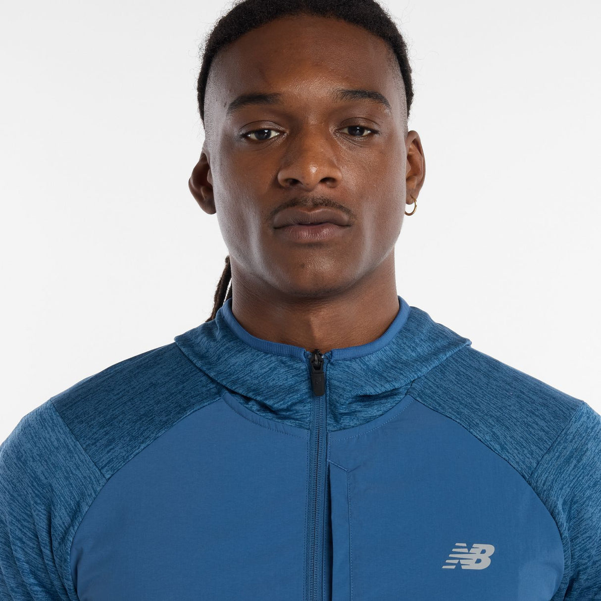 New Balance Men's Heat Grid Hooded Full Zip-4