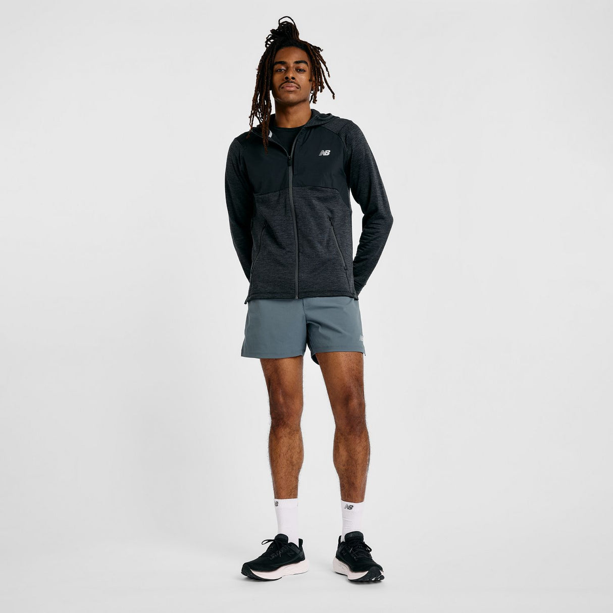 New Balance Men's Heat Grid Hooded Full Zip-1